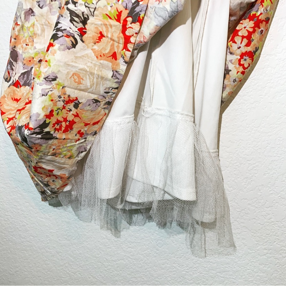 GIRLS FLORAL DRESS PLEATED LINED - Picture 4 of 4